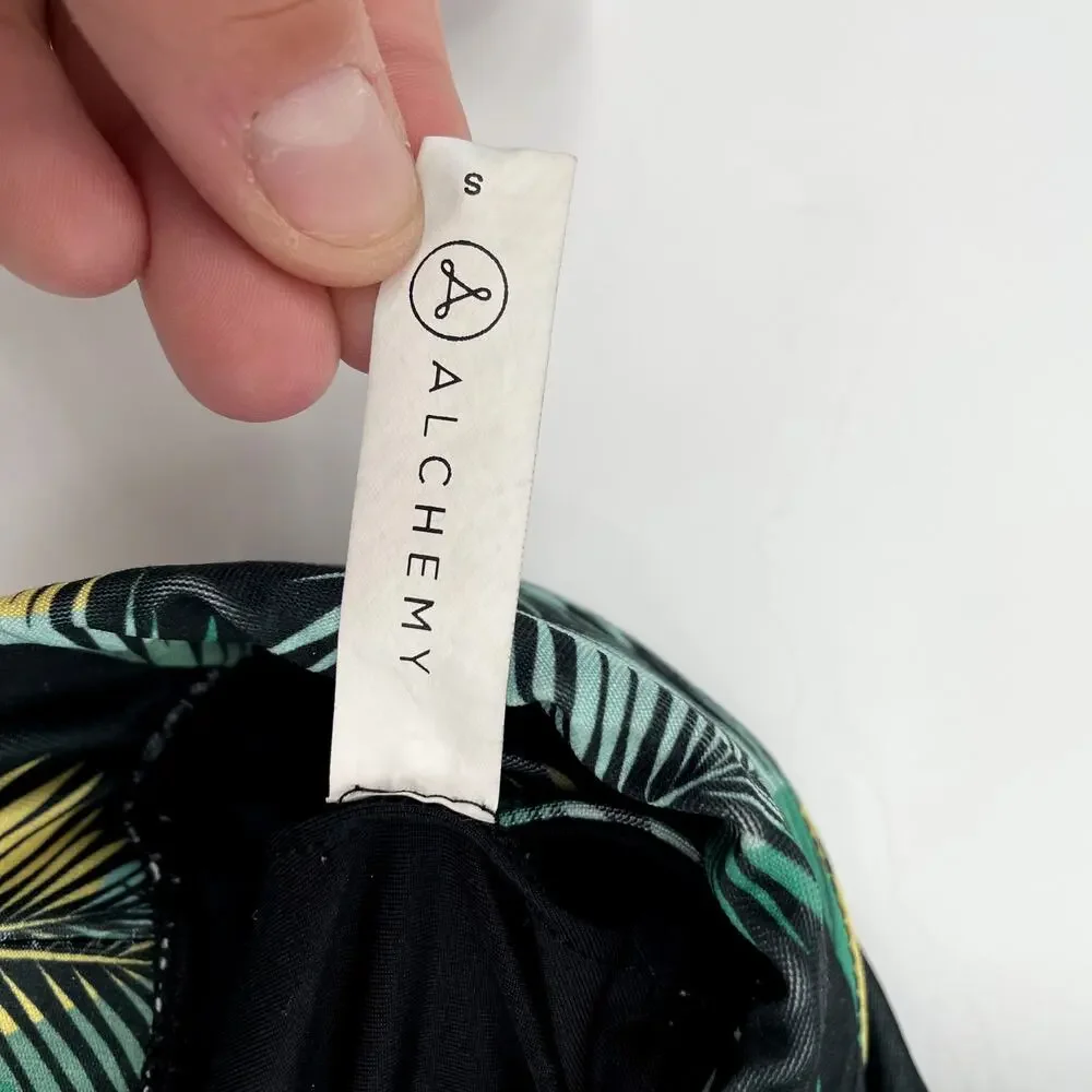Alchemy | Tropical Leaf Print Sports Bra // S - Picture 5 of 7